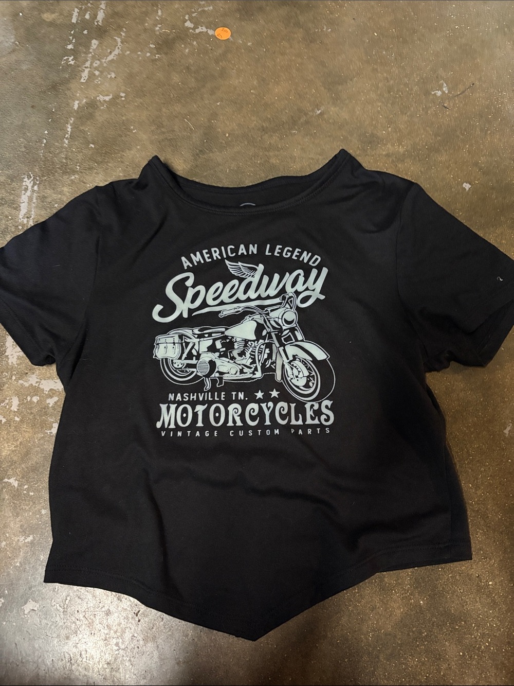 Speedway Motorcycles Black Graphic Tee -